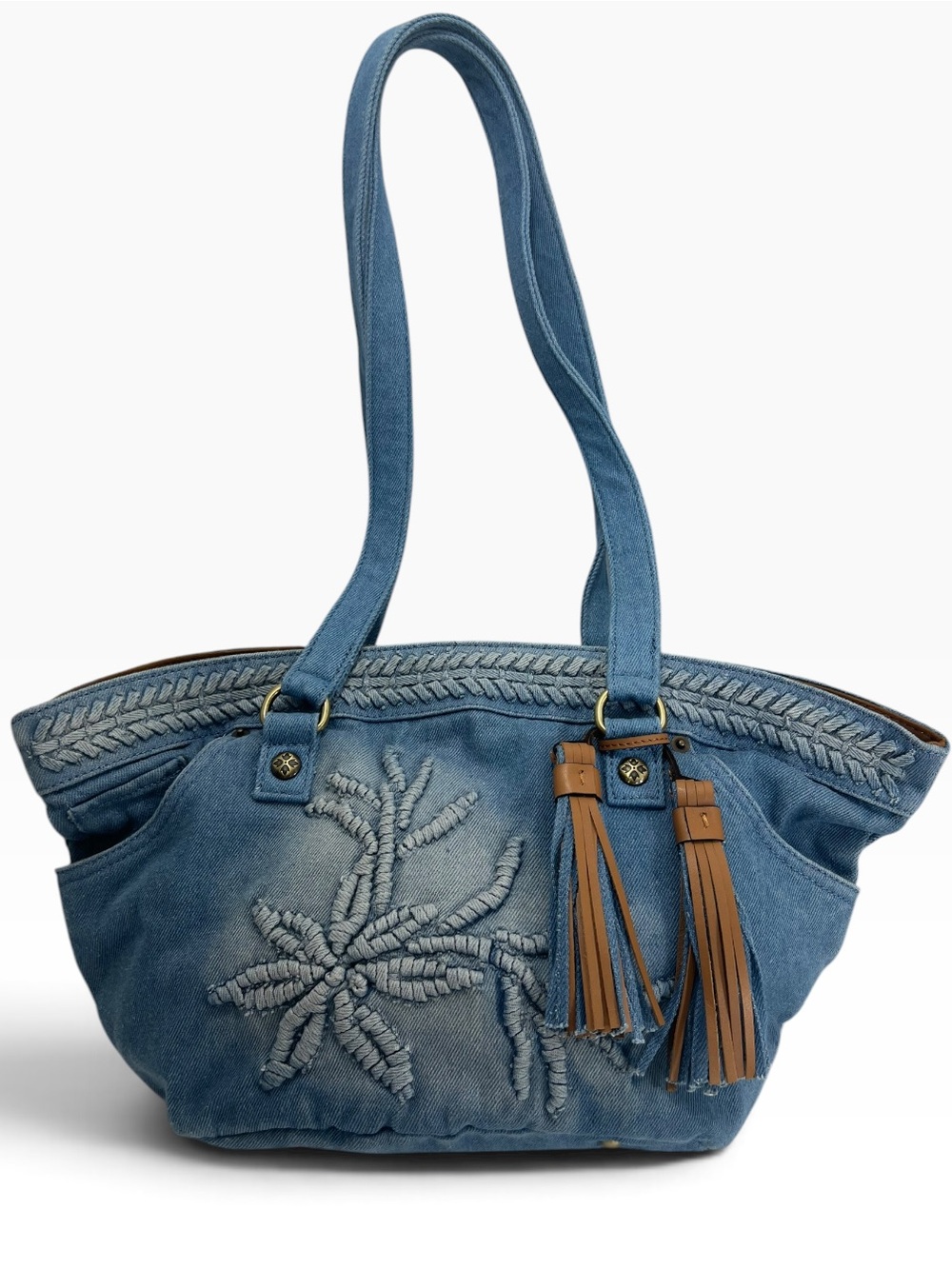 Patricia Nash Marconia Denim Tote